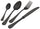 Service-Set Besteck 24-teilig aus Stahl 18/10 PVD Eme Royal Retro Black