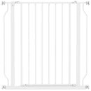 Cancelletto di Sicurezza per Cani e Gatti Estensibile 75-85x76cm Acciaio Bianco      