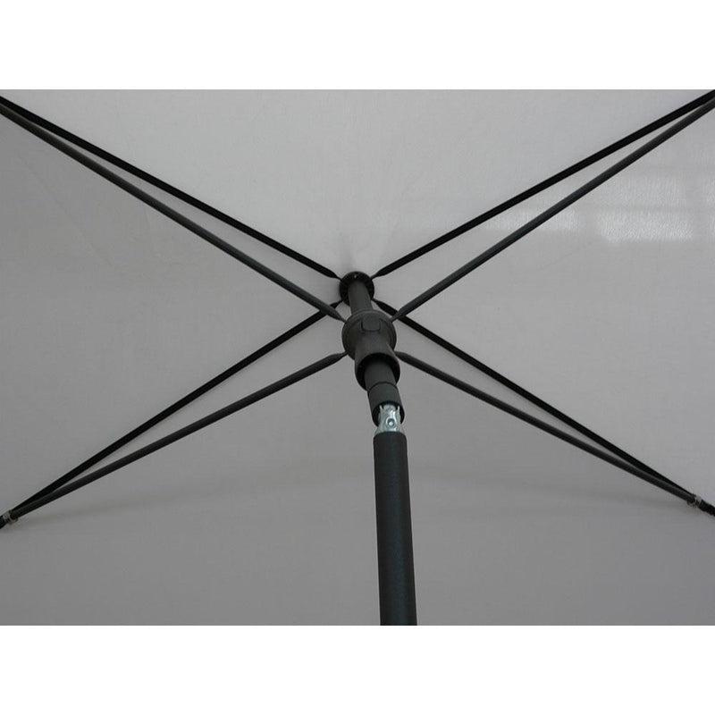 Ombrellone da Giardino 210x130 cm Palo Ø27 mm in Acciaio Maffei Novara Grigio