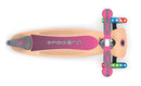 Monopattino 3 Ruote a LED Pieghevole 3 Altezze Max 50 Kg Globber Primo Foldable Wood Rosa
