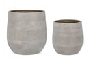 Set 2 Vasi Rigo Bomb Beige Alto