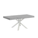 Tavolo Allungabile 90/194x90x77 cm Clerk Premium Cemento