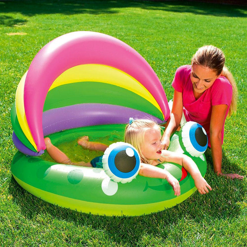 Piscina Gonfiabile Rana per Bambini 109x104x76 cm in Vinile Bestway 52188