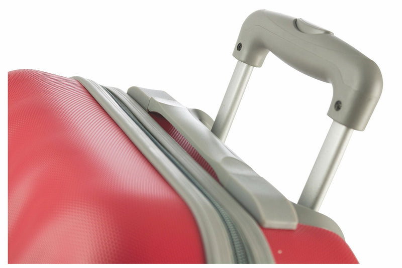 Trolley Valigia Bagaglio a Mano Rigida in ABS 4 Ruote Soriani Rossa