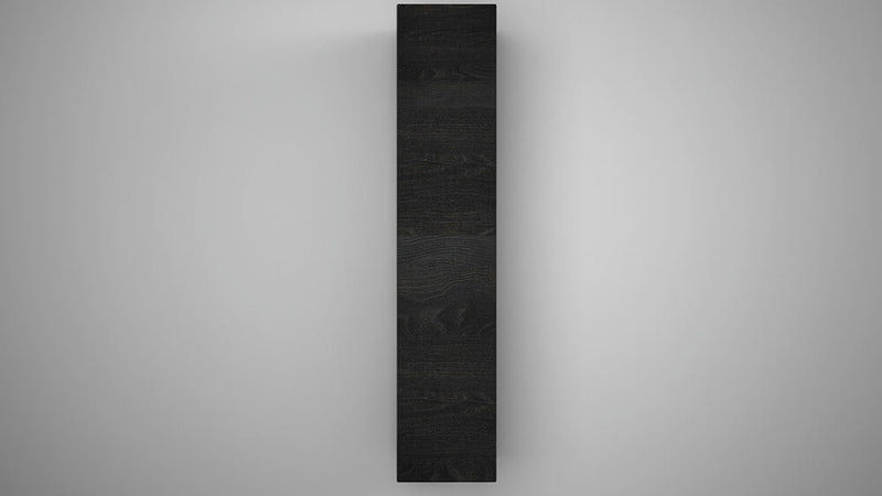 Mobile Sospeso Verticale Rettangolare da Salotto 139x29x31cm TFT  Cube Quercia Wengè