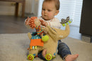 Elefante Peluche Trainabile con Ruote per Bambini Dolce Multicolor