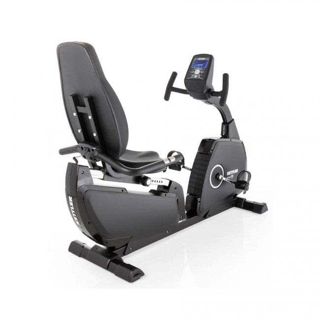 Cyclette Orizzontale Recumbike Magnetica 130Kg Max 16 Livelli Kettler Advantage Giro R Nera