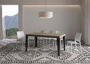  Tavolo Allungabile 160-264x90x77 cm Flame Tortora Telaio Antracite