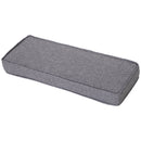 Set da Giardino Divano Modulabile e Tavolino in Rattan Grigio