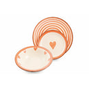 Servizio Piatti 18 Pezzi in Gres Villa d'Este Valentine