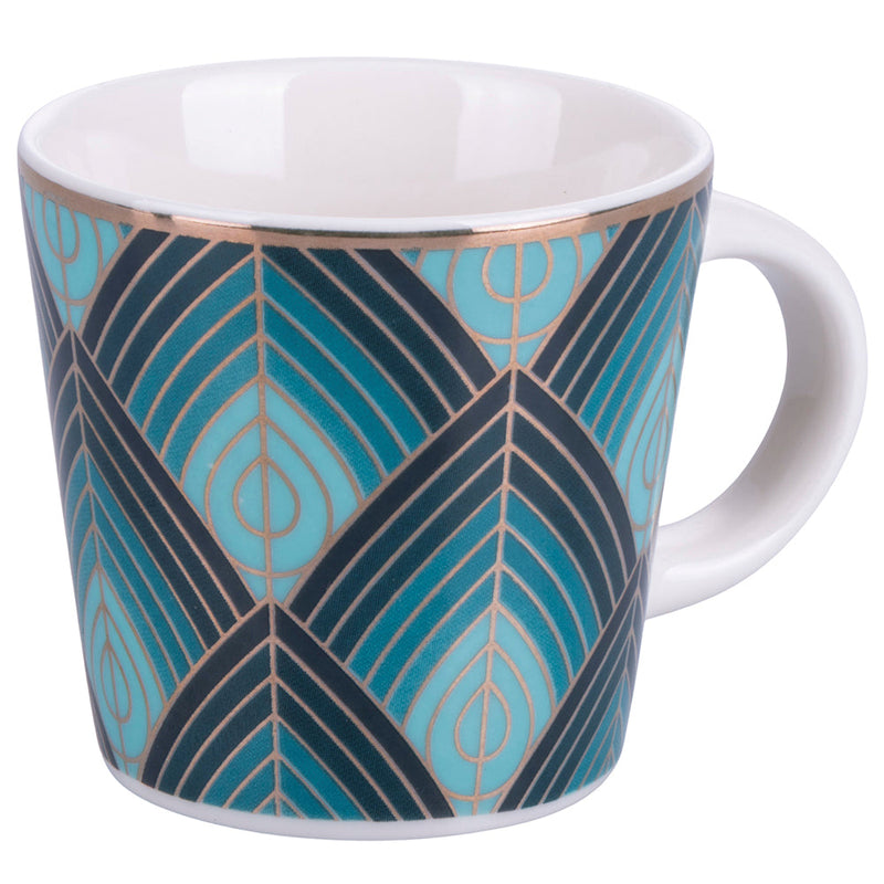 Set 6 Tazzine da Caffè Ø6x5,5 cm in New Bone China VdE Tivoli 1996 Vetiver