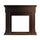 Cornice per Camino 110x36x100 cm Cambridge Rivestimento in Legno Noce