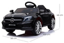 Macchina Elettrica per Bambini 6V con Licenza Mercedes AMG GLA 45 Nera
