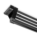 Appendiabiti Estraibile 35 cm in Alluminio e Plastica Emuca Nero