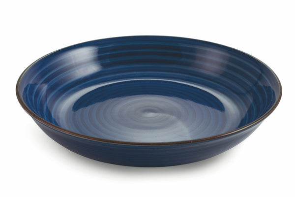 Niedrige Ø27x5 cm Salatschüssel aus Steinzeug Villa d'Este Home Tivoli Baita Spring Blu acquista