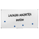 Lavagna per Ufficio Magnetica 200x100 cm in Alluminio Silver