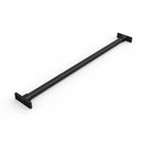 Kit 7 Aste Pantaloni e 2 Vassoi per Armadio 900 mm in Acciaio Emuca Nero