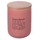 Barattolo Superfood 750 ml in New Bone China VdE Tivoli 1996 Rosa