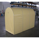 Motobox a Tunnel Copertura Box in PVC per Moto Scooter - 270x120xh155 cm\/Grigio Maddi