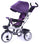 Dreirad-Kinderwagen mit umkehrbarem Kindersitz Lila