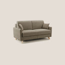 Divano Letto 2 Posti 160x94x97 cm in Tessuto Marrone