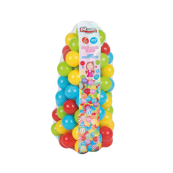 Rete 100 Palline Ø6 cm in Plastica Morbida Multicolore online
