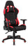 Ergonomischer Gaming-Stuhl 72 x 57 x 134 cm in schwarzem und rotem Stoff