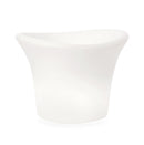 Lampada a Led da Giardino 37x32x28 cm in Plastica Dave Bianca