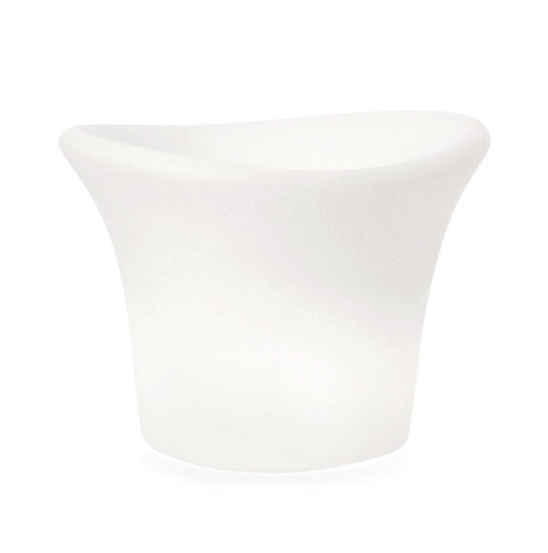 sconto Lampada a Led da Giardino 37x32x28 cm in Plastica Dave Bianca