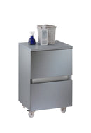 Mobile Cassettiera 2 Cassetti Soft Close in Legno in Melaminico 35x38x57cm TFT Bali Piombo