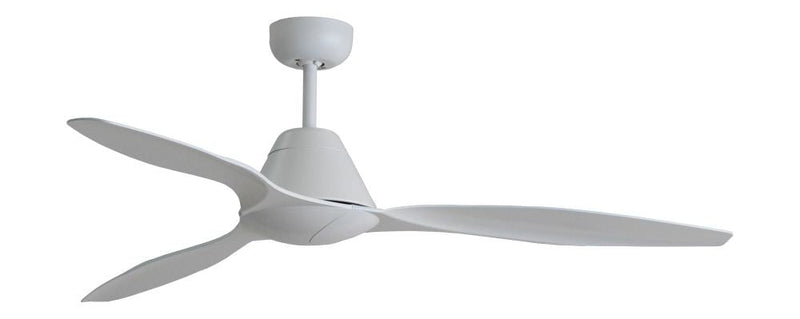 Ventilatore da Soffitto con 3 Pale in Abs Ø132 cm 3 Velocità Martec Triumph Bianco