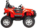 Macchina Elettrica per Bambini 2 posti Fuoristrada 24V con Licenza Ford Monster Truck 4x4 Rossa