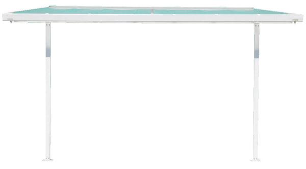 sconto Aluminium-Gartenpergola 5,45 x 4 m mit Kraus Edera Polycarbonat-Abdeckung