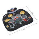 Tappeto Gioco Musicale per Bambini con Bacchette e Microfono 