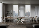 Tavolo Allungabile 200-460x90x77 cm Volantis Premium Noce Telaio 4A 