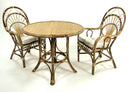 Poltrona Alta da Giardino in Rattan con Cuscino 61x63H43/99cm Sole