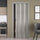 Innen-Falttür 88,5 x 214 cm aus PVC-Stoff in Saba-Jasmingrau