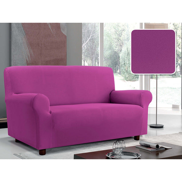 acquista Bezug für 1-, 2- und 3-Sitzer-Stretchsofa in pflaumenfarbenem Stoff