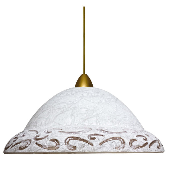 acquista Aufhängung D30 1xE27 Goldrahmen Cracked Glass Shaded Amber White E-Energy Asia