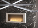 Camino a Bioetanolo da Parete 120x56x16,5 cm Murall 1200 Bianco con Vetro