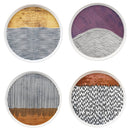 Set 4 Piatti Frutta Ø21x2,5 cm  in Ceramica VdE Tivoli 1996 Switch