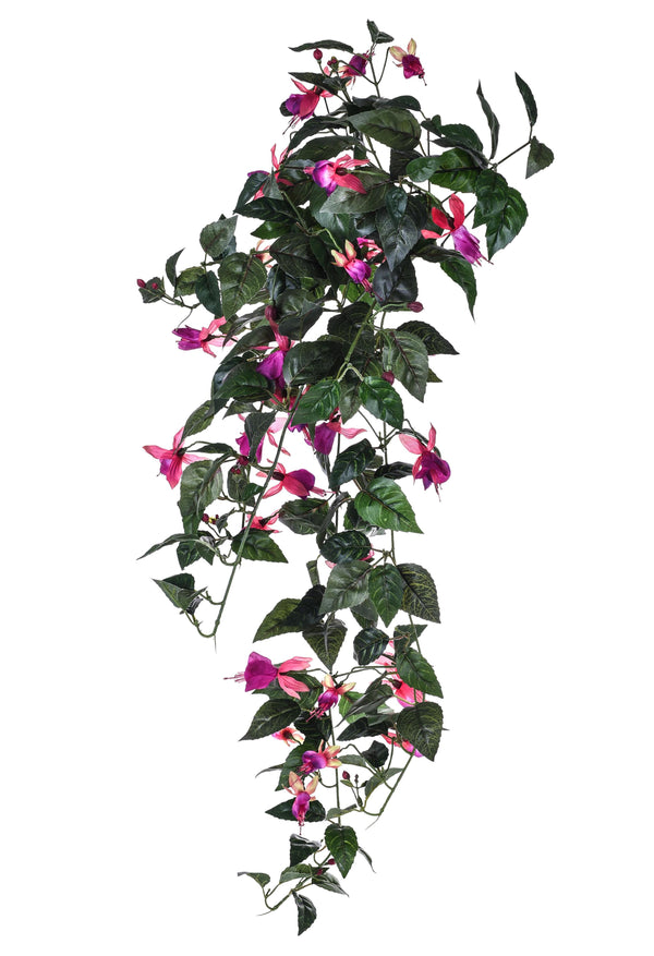 online Set 2 künstliche Fuchsien-Hängepflanze, Höhe 80 cm, Rosa
