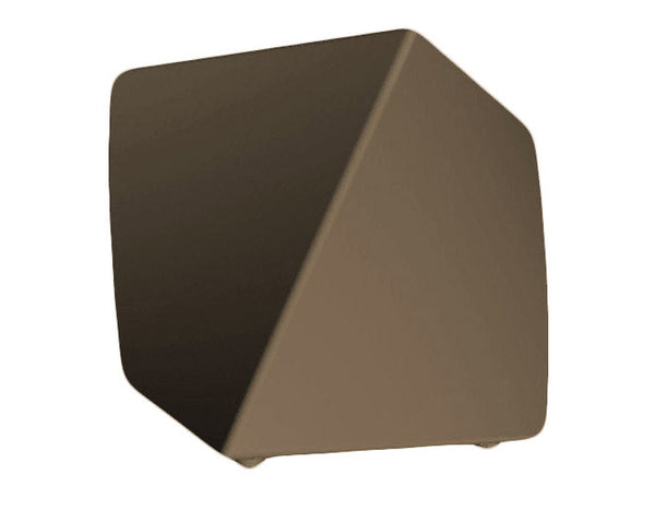 sconto Vaso 45x45 cm in Resina Arkema Twisty Vase Dove Grey