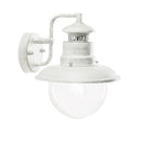 Applique in Basso da Esterno E27 in Metallo Sovil Bianco e Argento