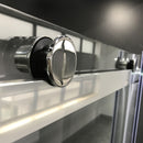 Box Doccia Angolare 1 Anta Scorrevole in Cristallo Trasparente 8mm H195 Bonussi Elise 3.0 Varie Misure