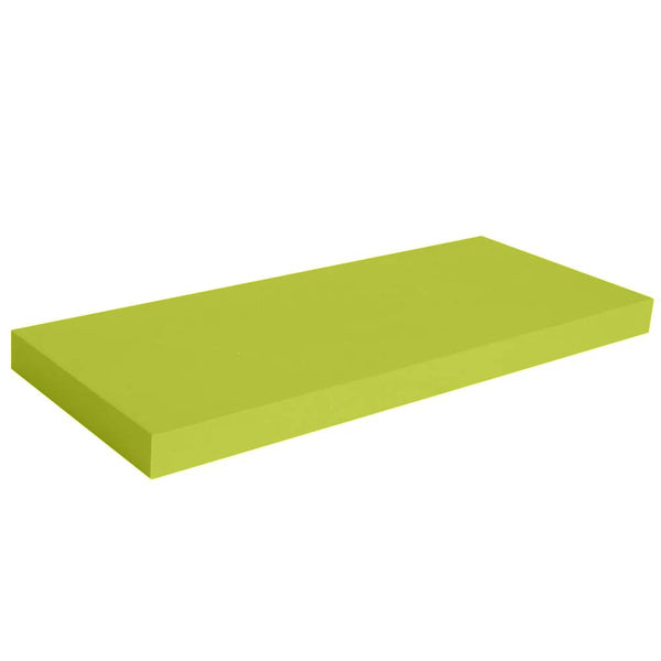 Mensola Parete Rettangolare Scaffale 60x25x4cm Libreria Legno MDF Verde sconto