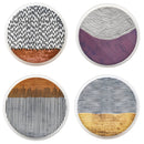 Set 4 Piatti Piani Ø27x2,5 cm  in Ceramica VdE Tivoli 1996 Switch