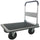 Zusammenklappbarer Transportwagen 350 kg aus grauem und schwarzem Tosini-Blech