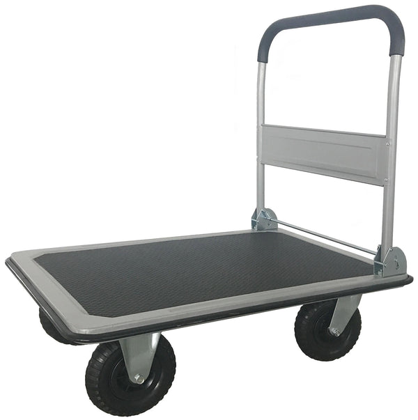 Zusammenklappbarer Transportwagen 350 kg aus grauem und schwarzem Tosini-Blech online