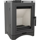 Stufa a Legna 5,5/9rKW in Ghisa e Acciaio Flig Warren 150 Nera